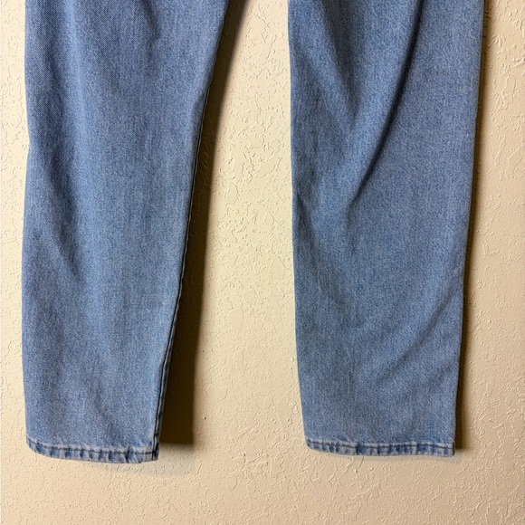 Vintage Wrangler Light Wash Straight Leg Baggy Dad Streetwear 90s Classic Jean - Picture 8 of 9